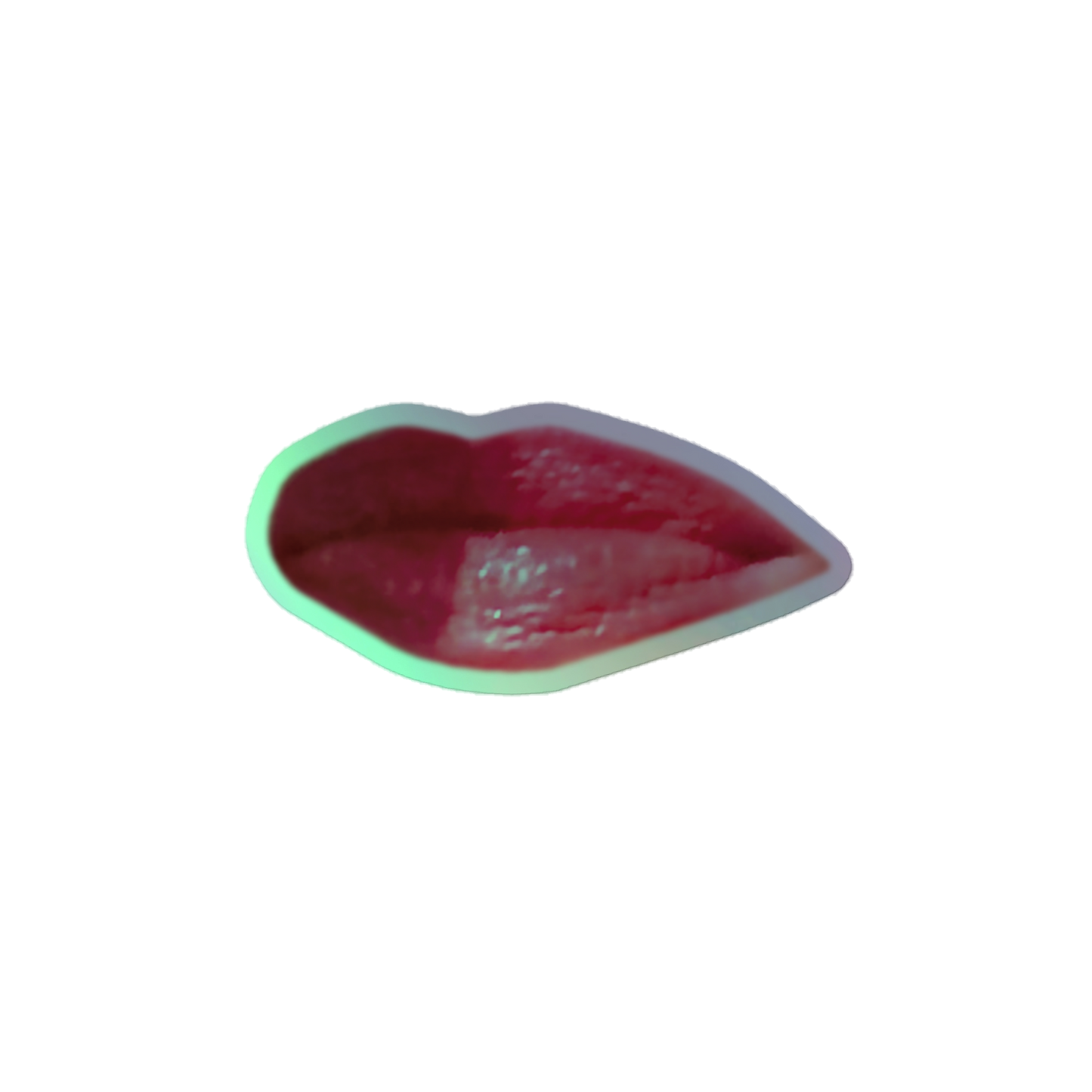 T.E.A Lips Holographic stickers